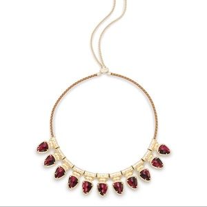 Kendra Scott Willow Necklace Gold/Bordeaux